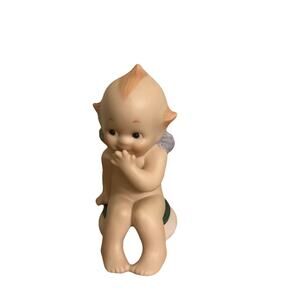 1990 Kewpie Cupid Sitting In A Tea Cup Mini Figurine